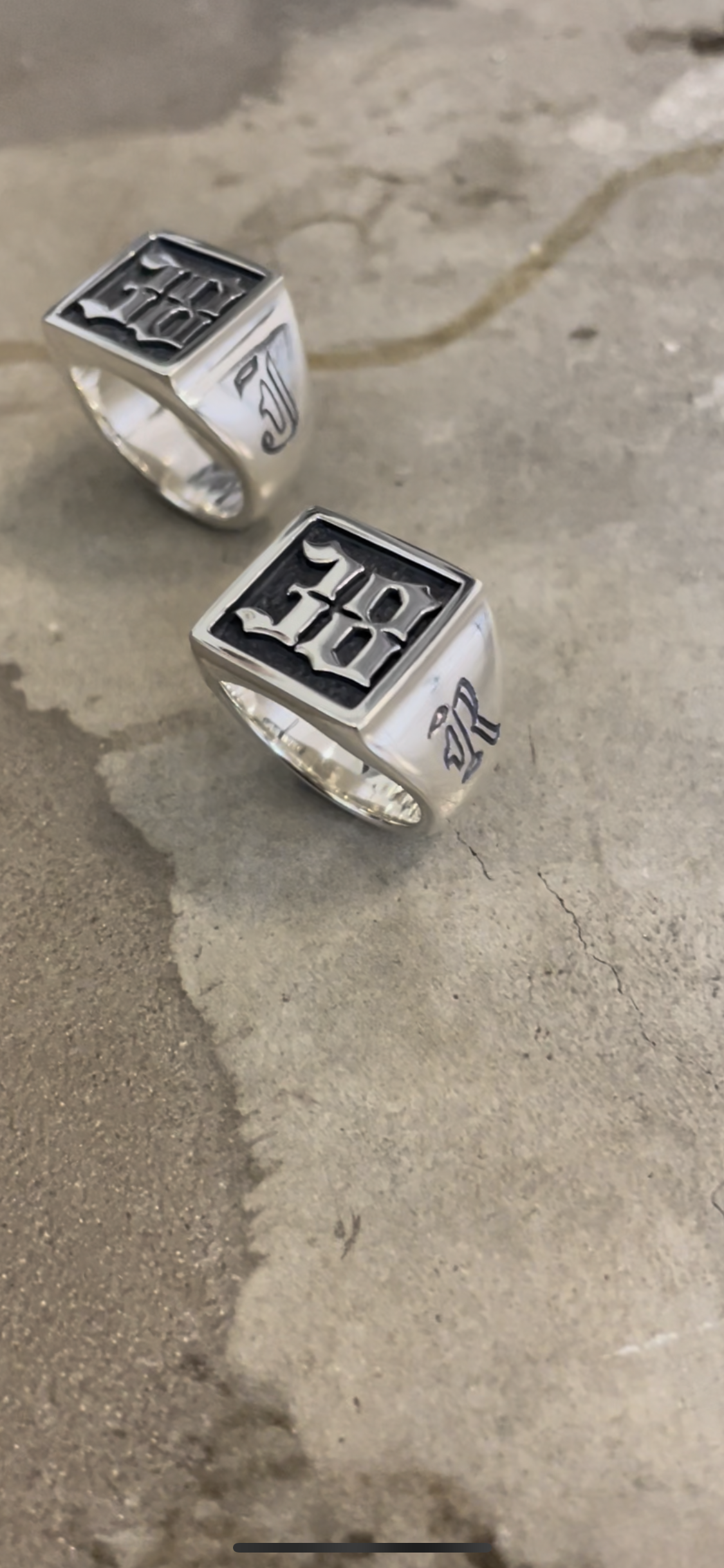 Numeral Signet Ring