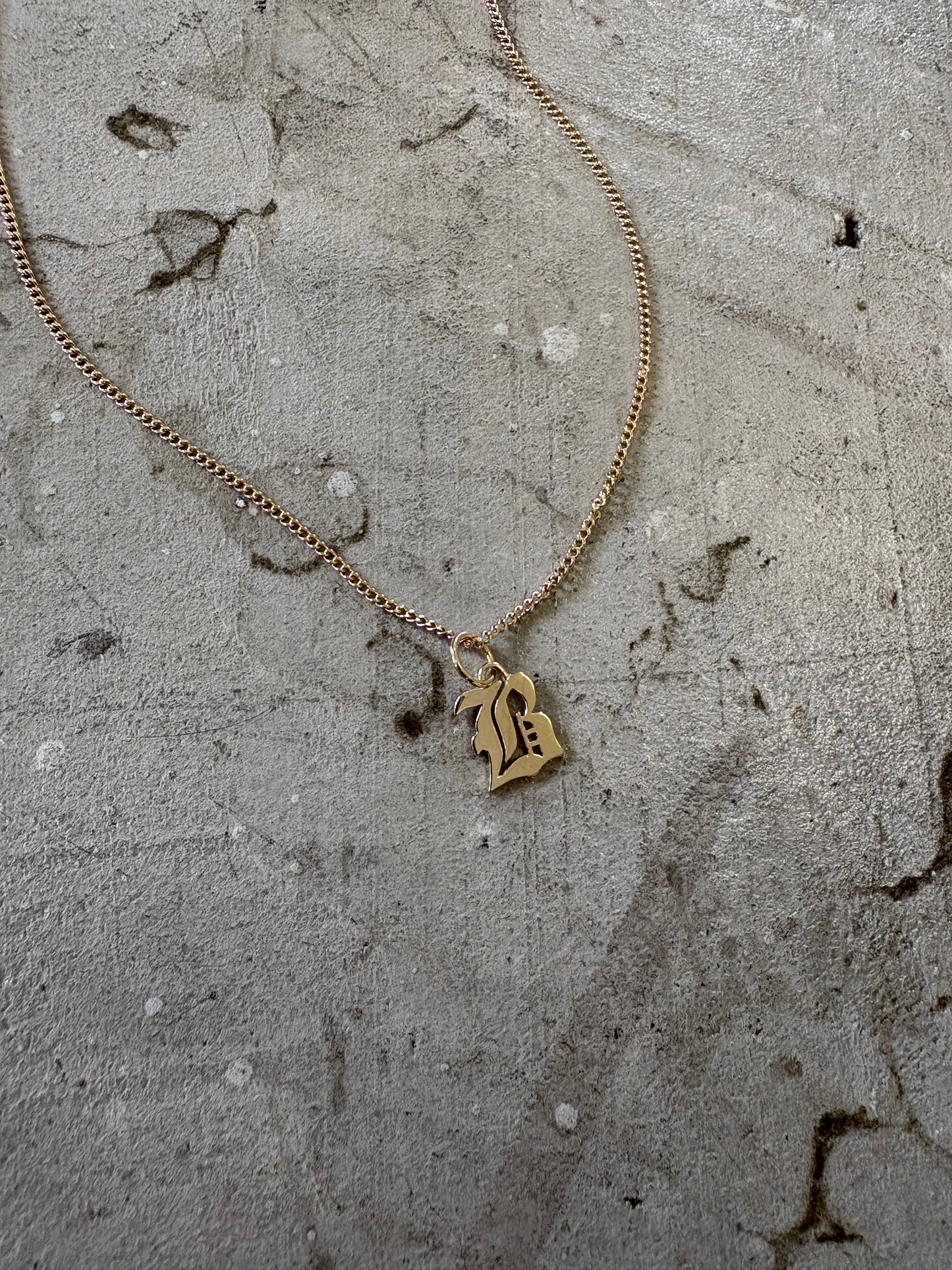 Gold Letter Necklace