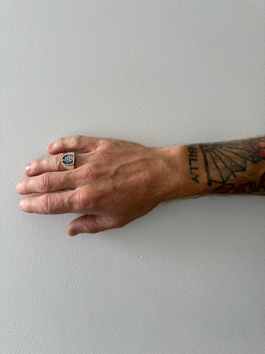 Mini Sacred Rose Signet Ring