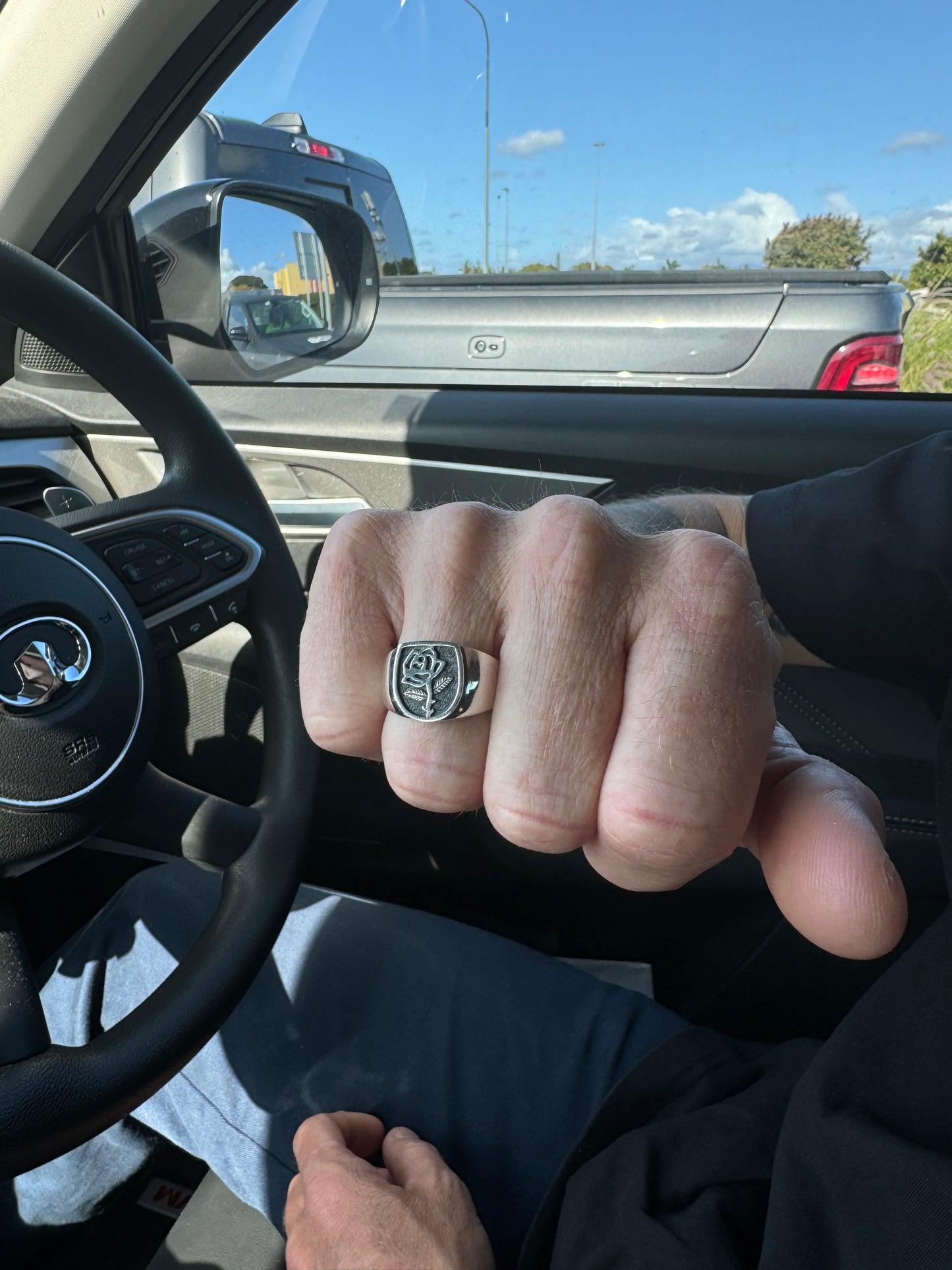 Mini Sacred Rose Signet Ring