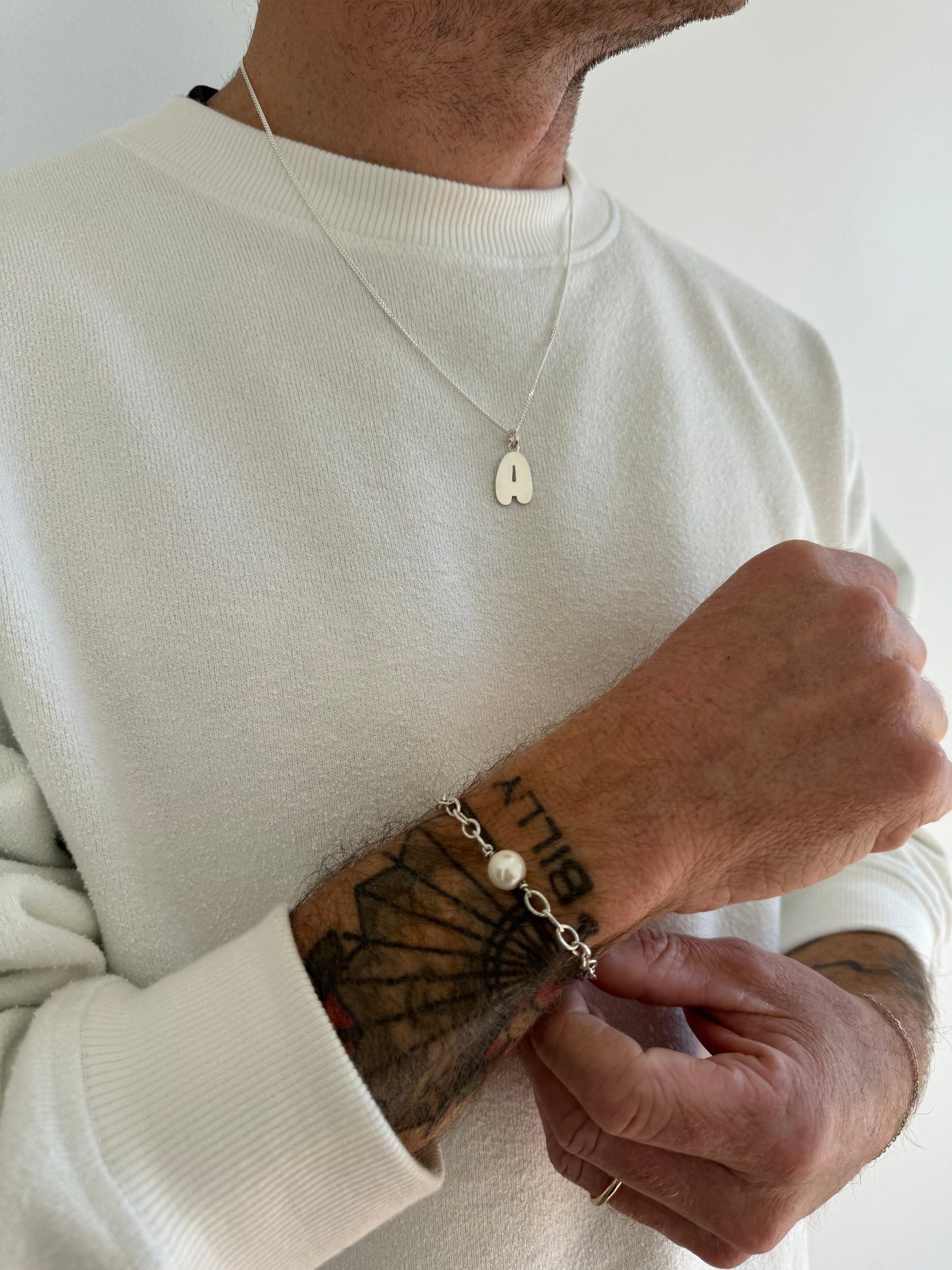 Buds Initial Necklace