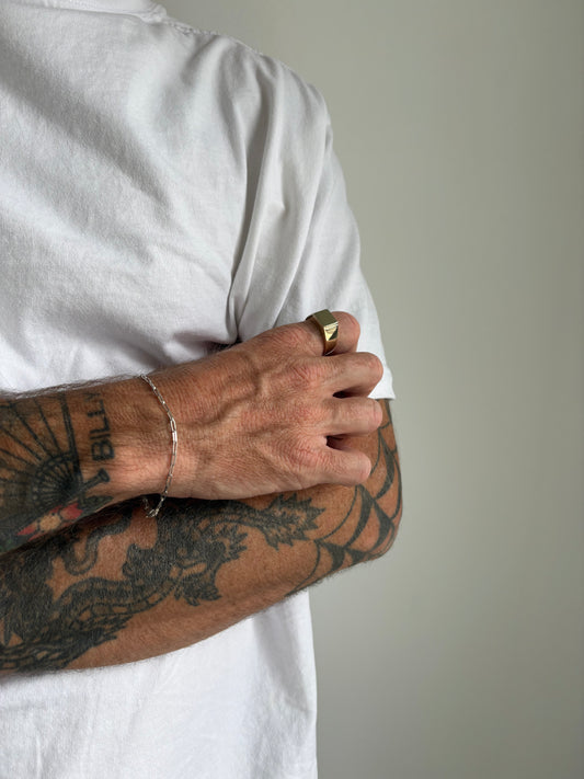 Gold Heritage Signet Ring