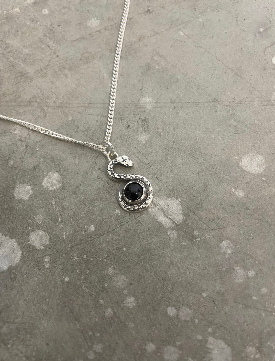 Ready to Ship - Snake Keeper Necklace Onyx