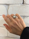 Heart Signet Ring with Initial