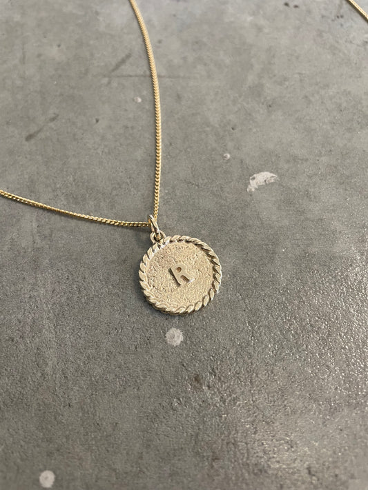 Gold Fortunes Initial Necklace