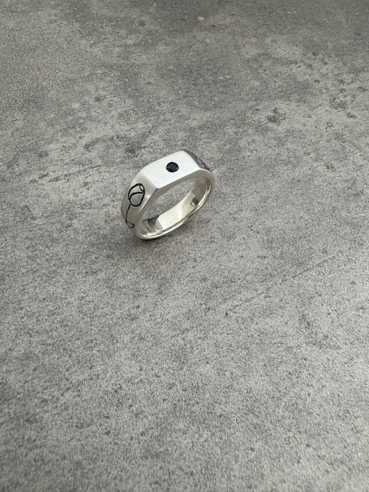 Ready to Ship - Flower/Black Sapphire Old Fashioned