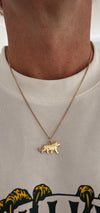 Gold Tiger Necklace