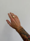 Gold Mini Flat Top Crest
