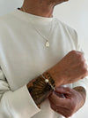 Buds Initial Necklace