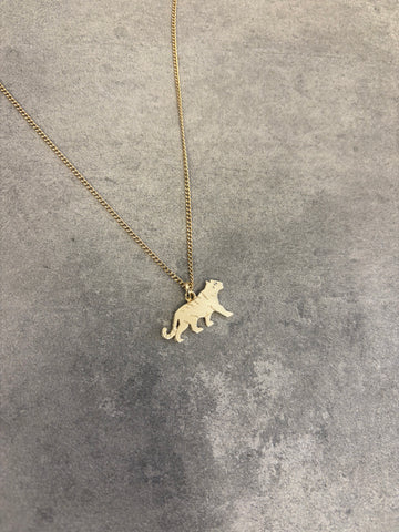 Gold Tiger Necklace