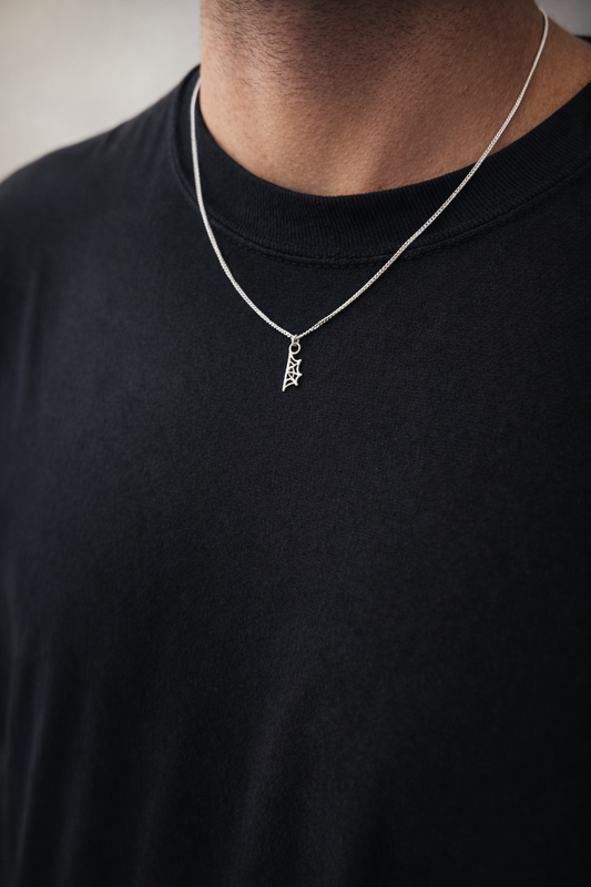 Half Web Necklace