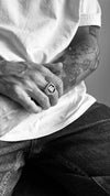 Single Initial Signet Ring