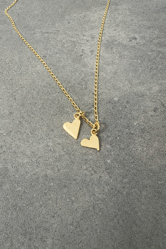 Gold “Hearts from Home” Necklace