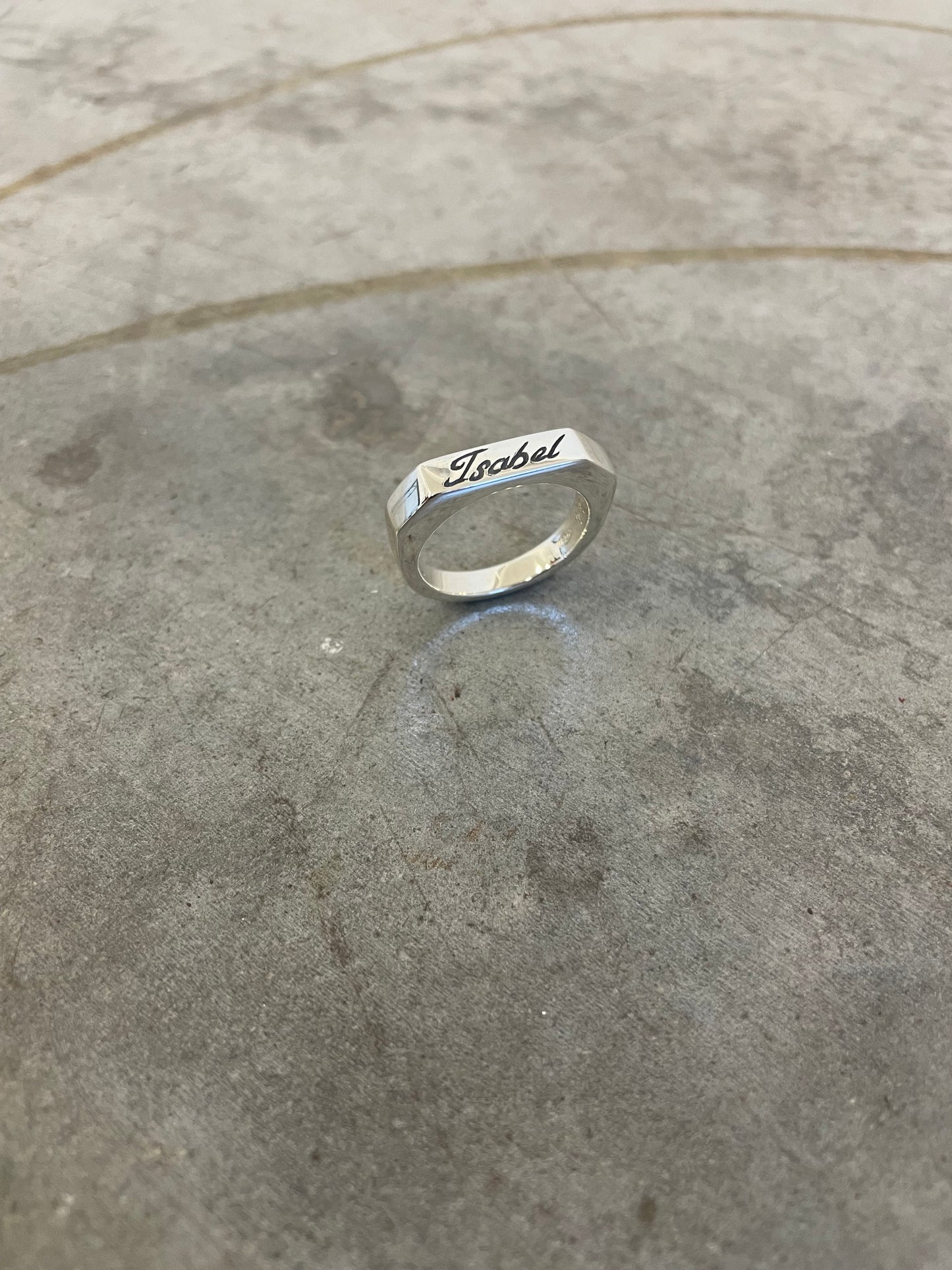 Mini Flat Top Band Ring
