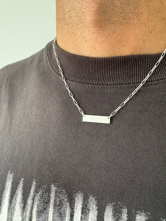 Paperclip ID Necklace