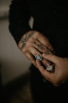 Sacred Rose Signet Ring