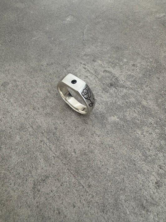 Ready to Ship - Flower/Black Sapphire Old Fashioned