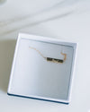 Gold Engraved Plate Necklace