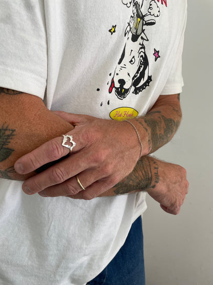 Flaming Heart Ring