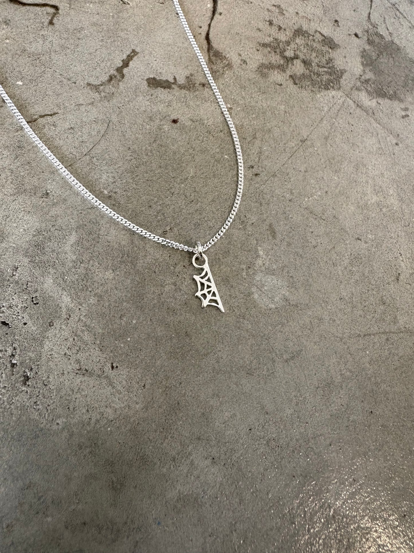 Half Web Necklace