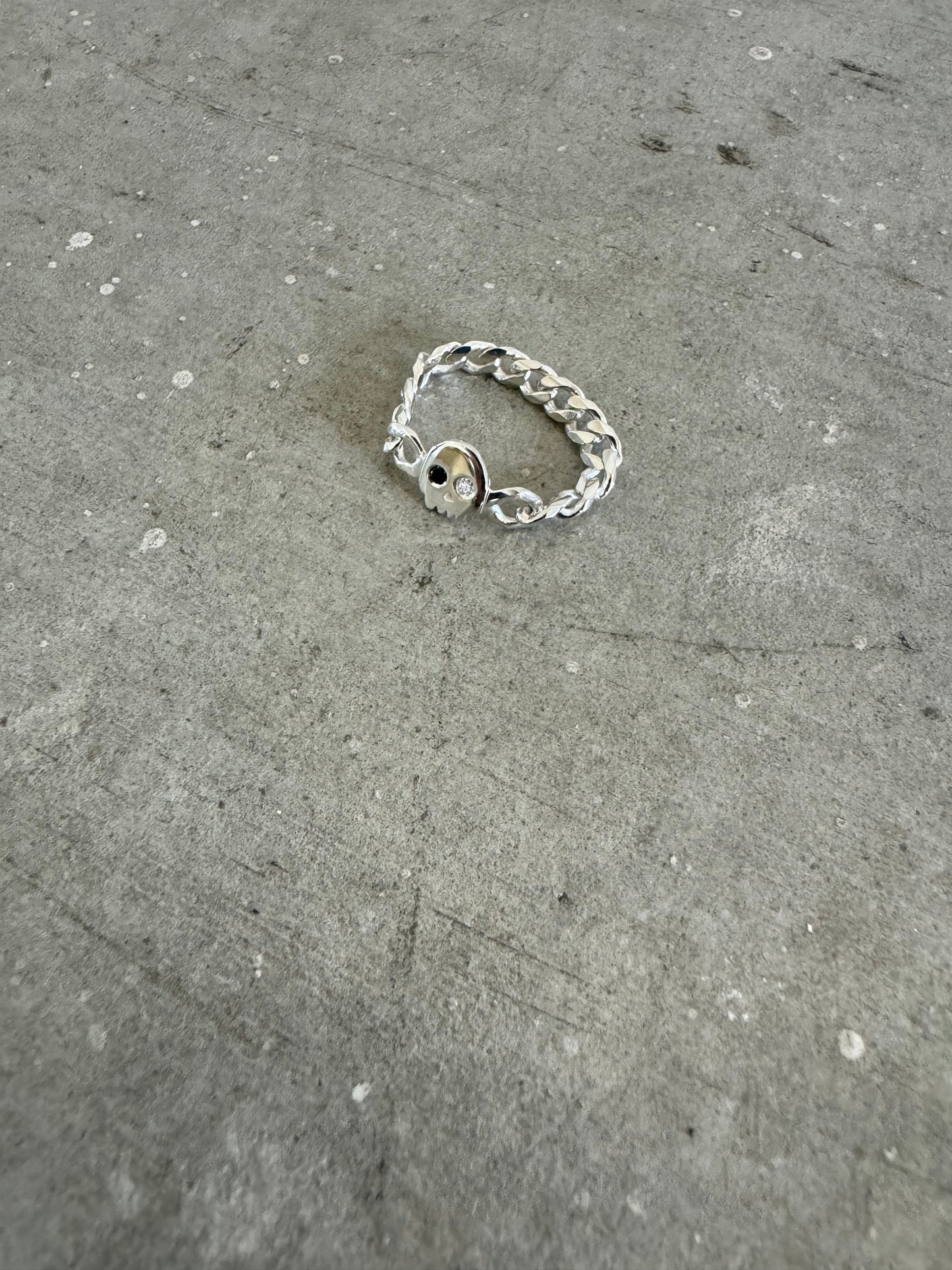 Skull Chain Ring