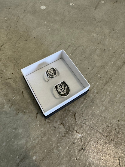 Mini Sacred Rose Signet Ring