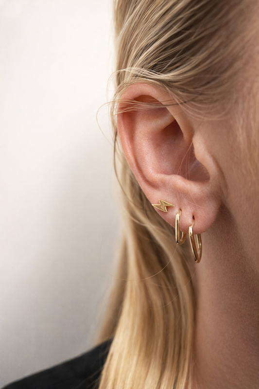 Lightning Bolt Studs