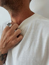 Webbed Heart Signet Ring