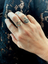 Gold Flaming Heart Ring