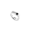 Bezel Set Flat Top Band