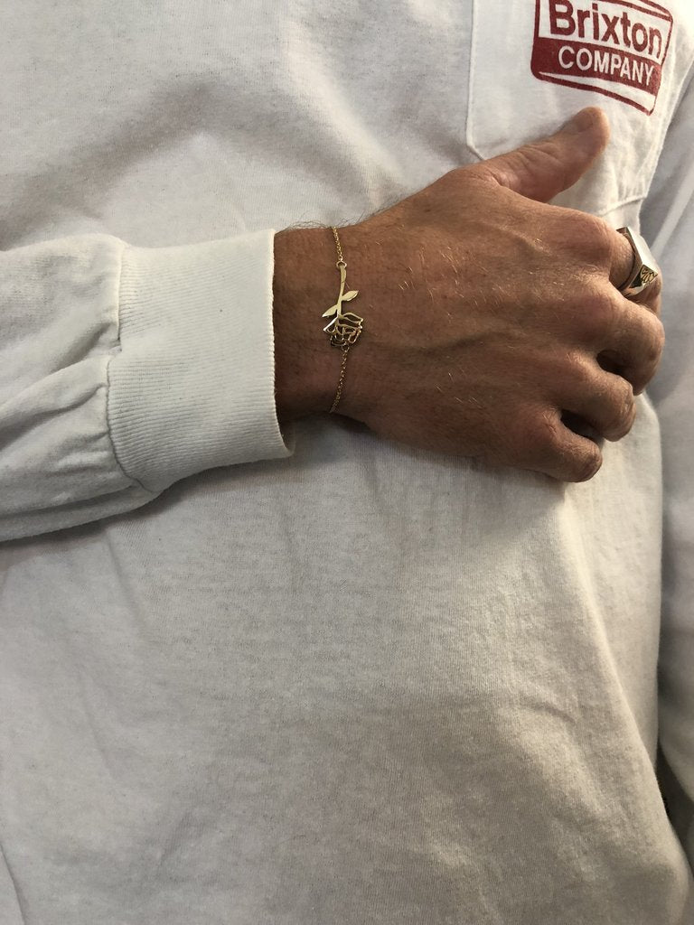 Gold Sacred Rose Bracelet