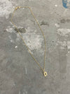 Gold Mini Letter Necklace