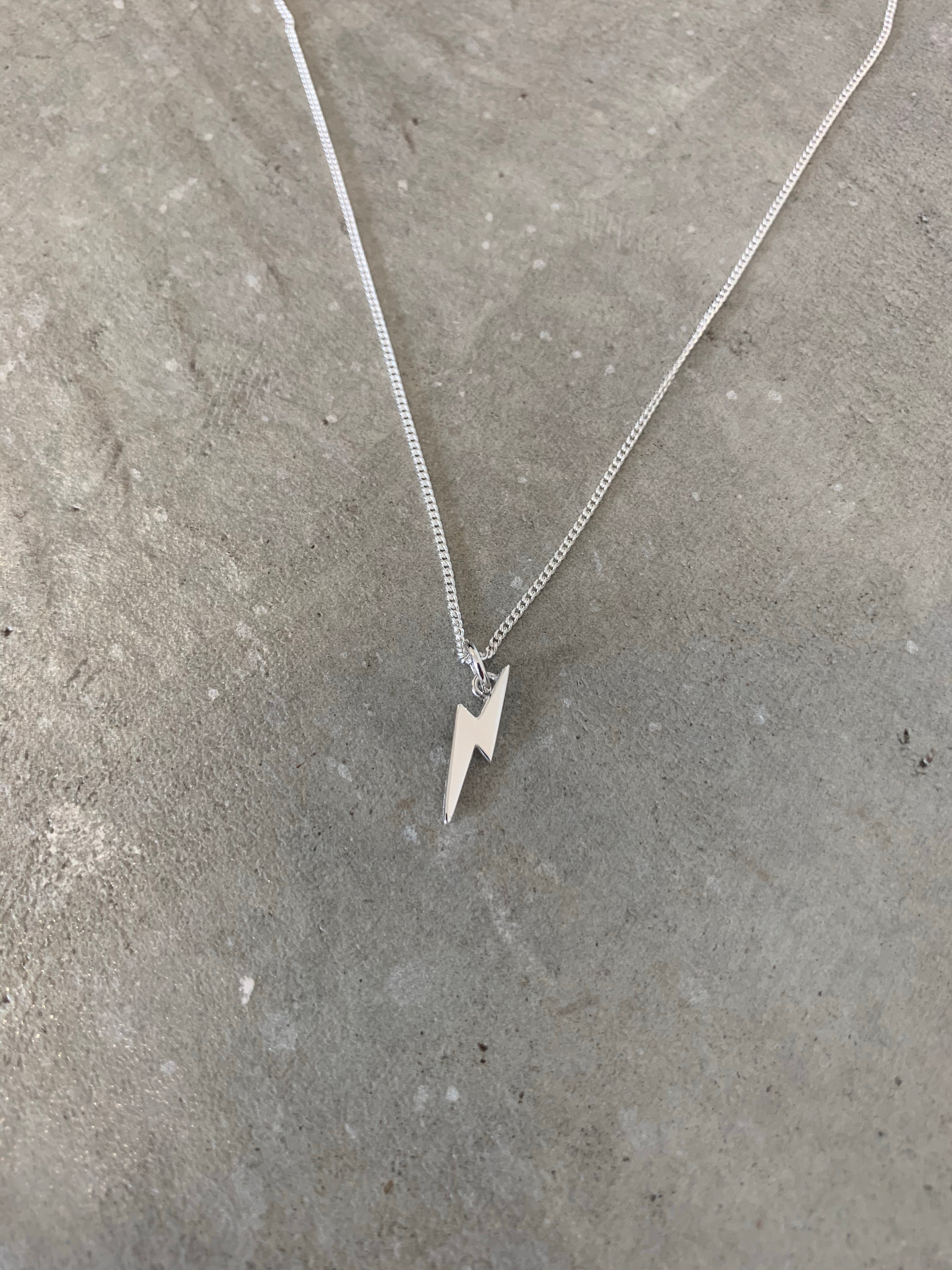 Lightning strike necklace deals