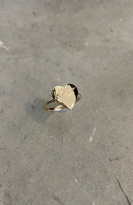 Gold Heart Ring