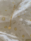 Gold Stamped Initial Necklace
