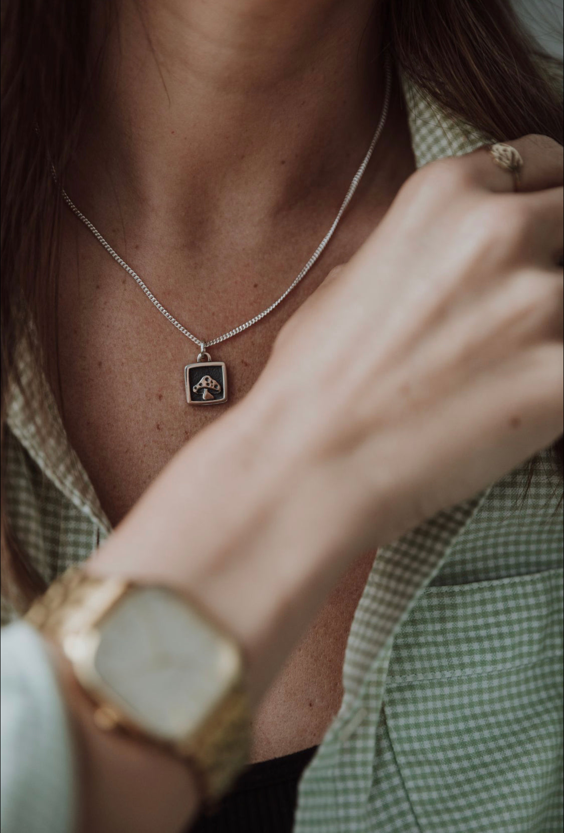 Mushroom Necklace