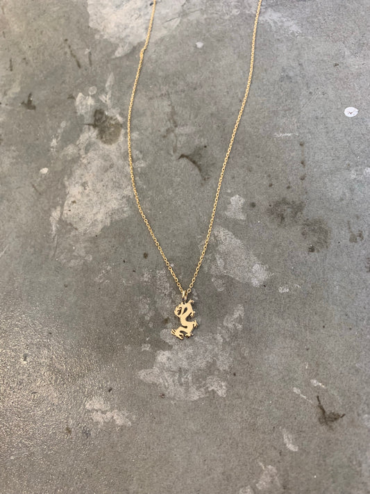 Gold Lucky Dragon Necklace