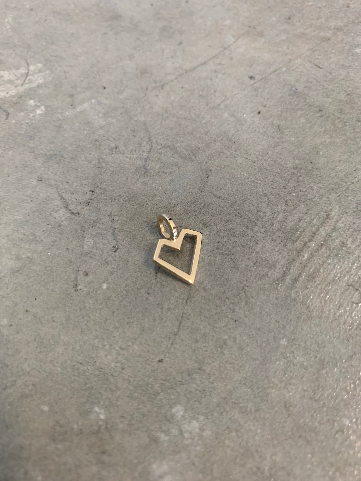 Gold Love Heart Necklace