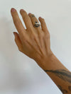 Gold Twisted Pearl Ring