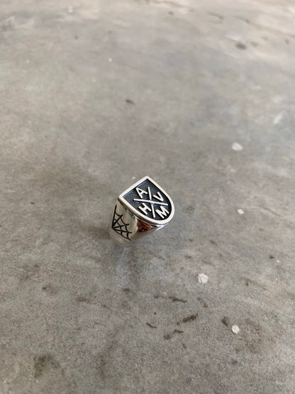 "X" Initial Signet Ring