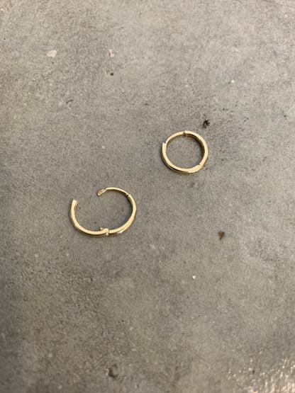 Gold Hugger Hoops