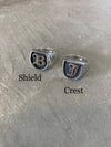 Two Tone Single Initial Signet Ring