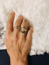 Gold Rosebud Ring