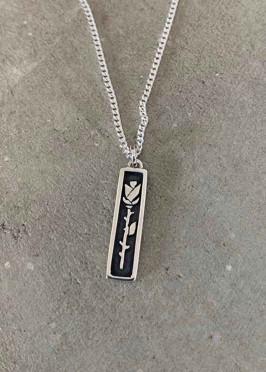 Preserved Rose Necklace