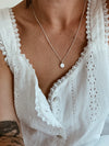 Stamped Initial Necklace