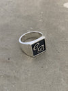 Double Initial Signet Ring