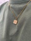 Gold Numeral Necklace