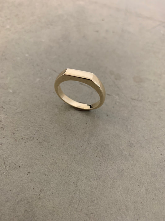 Gold Mini Old Fashioned Ring