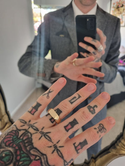 Gold Old Fashioned Ring
