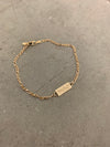 Gold ID bracelet